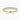 18K Yellow Gold 2.75mm Round Brilliant Lab Diamond Cutdown Set Three Quarter Eternity Ring