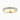 18K Yellow Gold 2.75mm Round Brilliant Lab Diamond Pavé Set Half Eternity Ring