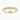 18K Yellow Gold 3.25mm Round Brilliant Moissanite Pavé Set Half Eternity Ring