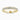 18K Yellow Gold 2.75mm Round Brilliant Lab Diamond Pavé Set Three Quarter Eternity Ring