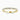 18K Yellow Gold 2.00mm Round Brilliant Lab Diamond Channel Set Three Quarter Eternity Ring