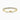 18K Yellow Gold 2.00mm Round BrilliantMoissanite Pavé Set Half Eternity Ring