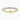 18K Yellow Gold 2.00mm Round Brilliant Cutdown Set Three Quarter Moissanite Eternity Ring
