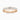 18K Rose Gold 2.75mm Princess Cut Lab Diamond Channel Set Half Eternity Ring