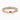 18K Rose Gold 2.75mm Round Brilliant Lab Diamond Pavé Set Three Quarter Eternity Ring